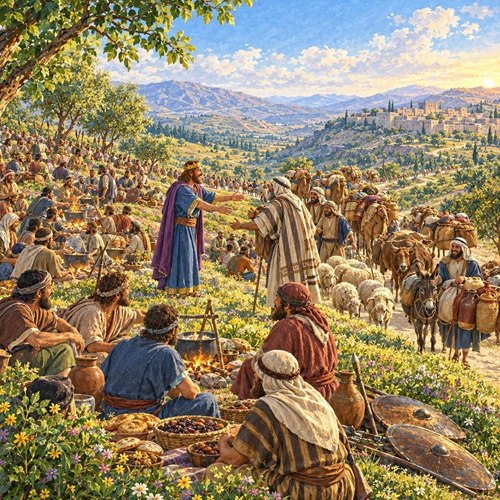 Illustration for 1 Chronicles 12