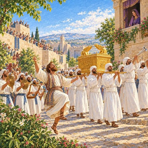 Illustration for 1 Chronicles 15