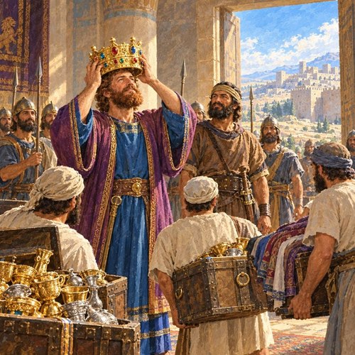 Illustration for 1 Chronicles 20