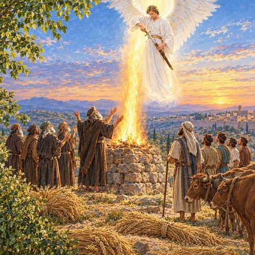 Illustration for 1 Chronicles 21