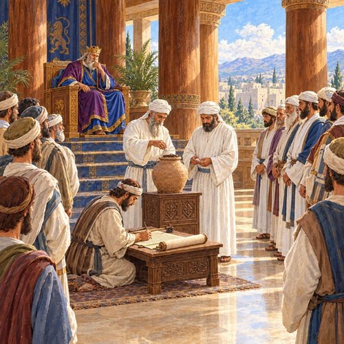 Illustration for 1 Chronicles 24