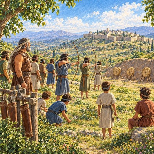 Illustration for 1 Chronicles 8