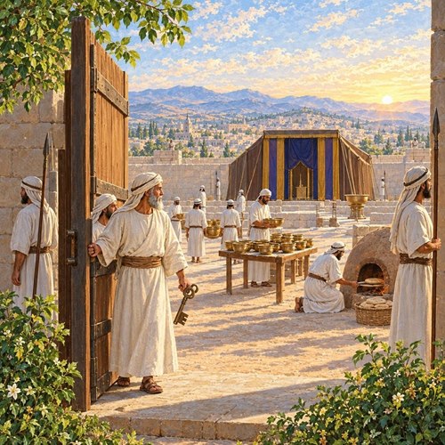 Illustration for 1 Chronicles 9