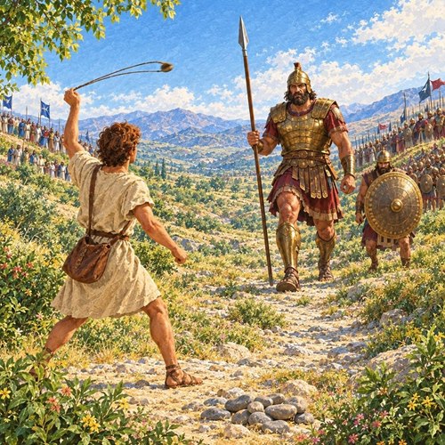 Illustration for 1 Samuel 17