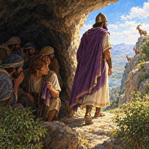 Illustration for 1 Samuel 24