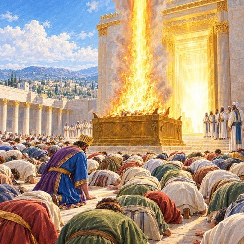 Illustration for 2 Chronicles 7