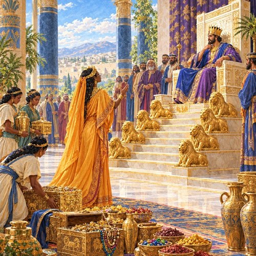 Illustration for 2 Chronicles 9