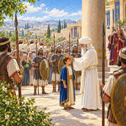 Illustration for 2 Kings 11